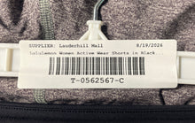 Load image into Gallery viewer, Lululemon Womens Black Gray Heather Pull-On Activewear Athletic Shorts Size 6