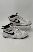Load image into Gallery viewer, Nike Boys Air Jordan 1 Mid Gray White Lace-Up Mid Top Sneaker Shoes Size 13C