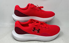 Load image into Gallery viewer, Under Armour Mens Charged Surge 4 Red Low Top Lace-Up Sneaker Shoes Size 10