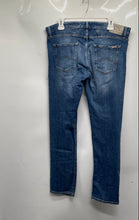 Load image into Gallery viewer, Armani Exchange Mens Blue Denim Medium Wash 5-Pocket Design Straight Jeans Sz 33