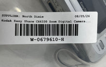 Load image into Gallery viewer, Kodak EasyShare CX6330 Zoom Silver Point & Shoot Digital Camera Not Tested