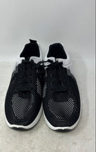 Load image into Gallery viewer, Athletic Works Womens Black White Lace-Up Low Top Sneaker Shoes Size 42