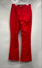 Load image into Gallery viewer, Fashion Nova Mens Red Deprime Stacked Slim Flare Trouser Pants Size 30 With Tag