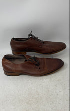 Load image into Gallery viewer, Aston Grey Collection Mens Brown Leather Lace-Up Derby Dress Shoes Size 9.5