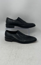 Load image into Gallery viewer, Cole Haan Mens Black Leather Square Toe Slip-On Loafer Shoes Size 7.5M