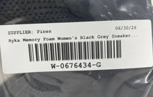 Load image into Gallery viewer, Ryka Womens Intrigue 2 Black Gray Lace-Up Sneakers Shoes Size 9.5W With Tag