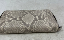 Load image into Gallery viewer, Michael Kors Womens Jet Set Brown Animal Print Continental Zip-Around Wallet