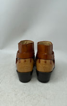Load image into Gallery viewer, Alberto Fellini Mens Brown Snip Toe Side-Zip Ankle Western Boots Size 7.5