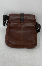 Load image into Gallery viewer, Vintage Unbranded Mens Brown Leather Flap Messenger Adjustable Crossbody Bag