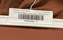 Load image into Gallery viewer, Lululemon Womens Brown Sport Pockets Drawstring Tapered Leg Jogger Pants Size 6