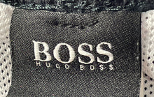 Load image into Gallery viewer, Hugo Boss Womens Black White Elastic Waist Drawstring Swim Shorts Size Medium
