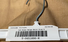 Load image into Gallery viewer, H&M Womens Beige Pleated Adjustable Belted Straight & Pencil Skirt Size 4