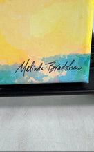 Load image into Gallery viewer, Decorative Framed Three Palm Trees Art Painting Signed By Melinda Bradshaw