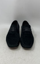 Load image into Gallery viewer, Shoestock Mens Black Suede Square Toe Slip-On Loafer Shoes Size EUR 41