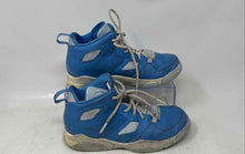 Load image into Gallery viewer, Nike Kids Air Jordan Flight Club 91 Light Blue Basketball Shoes Size 1Y