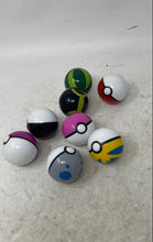 Load image into Gallery viewer, Lot Of 8 Piece Assorted Multicolor Collection Pokemon Toy Anime Ball