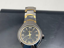 Load image into Gallery viewer, SHMJ Women's Watch Tungsten Gunmetal Sapphire Crystal Black Dial 09-6037L