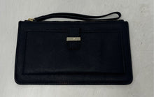 Load image into Gallery viewer, Kate Spade New York Womens Lucy Black Saffiano Leather Zip Top Wristlet Wallet