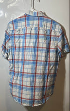 Load image into Gallery viewer, Nautica Mens Multicolor Plaid Short Sleeve Button-Up Shirt Size Small