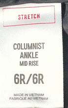 Load image into Gallery viewer, Express Womens Columnist Dark Green Flat Front Mid Rise Ankle Pants Size 6R