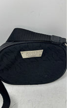 Load image into Gallery viewer, Jones New York Womens Black Monogram Detachable Strap Convertible Crossbody Bag