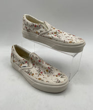 Load image into Gallery viewer, Vans Unisex Classic 500714 Beige Flowers Print Slip-On Sneakers Shoes M 3.5 W 5