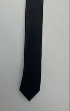 Load image into Gallery viewer, Stacy Adams Mens Black Keeper Loop Adjustable Formal Pointed Tie