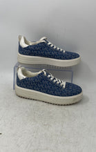 Load image into Gallery viewer, Michael Kors Girls Emmett Blue White Signature Print Sneaker Shoes Size 5M
