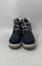 Load image into Gallery viewer, Smartfit Kids Dark Blue Round Toe Lace-Up Waterproof Ankle Combat Boots Size 4