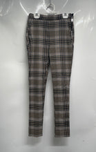 Load image into Gallery viewer, Zara Womens Multicolor Plaid Printed Side Zipper Back Pockets Ankle Pants Sz XS