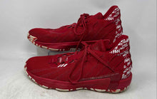 Load image into Gallery viewer, Adidas Mens Dame 7 FY4248 Red White Lace-Up Low Top Running Shoes Size 14