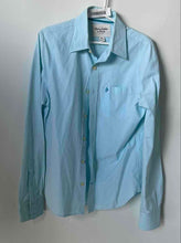 Load image into Gallery viewer, Abercrombie & Fitch Mens Light Blue Long Sleeve Button-Up Shirt Size Medium