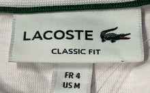 Load image into Gallery viewer, Lacoste Mens White Short Sleeve Crew Neck Classic Fit Pullover T-Shirt Size M