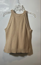 Load image into Gallery viewer, Tommy Hilfiger Womens Cream Cable-Knit Sleeveless Pullover Sweater Size Medium