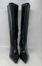 Load image into Gallery viewer, Worthington Womens Doria Black Stiletto Heel Side Zip Over The Knee Boots Sz 11