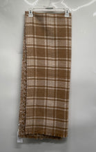 Load image into Gallery viewer, Michael Kors Womens Brown And Beige Plaid Print Multifunctional Rectangle Scarf