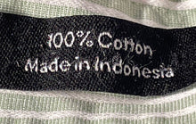 Load image into Gallery viewer, Calvin Klein Mens Light Green White Striped Print Cotton Dress Shirt Size XL