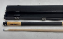 Load image into Gallery viewer, Mizerak Black Beige Indoor Sporting Pool Cue Billiard Stick Two Piece With Case