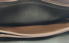 Load image into Gallery viewer, Unbranded Mens Brown Leather Double Handle Business Document Portfolio Briefcase