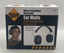 Load image into Gallery viewer, Western Safety 92851 Noise Cancelling Electronic Ear Muffs Headphone Not Tested