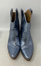Load image into Gallery viewer, Soda Womens Blazing Metallic Gray Pointed Toe Ankle Cowgirl Western Boots Size 7