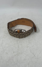 Load image into Gallery viewer, Coach Kids Brown Signature Print Adjustable Formal Dress Belt Size K1 P