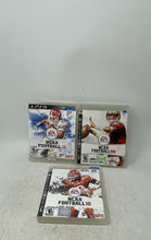 Load image into Gallery viewer, Assorted PlayStation 3 NCAA Football 09 10 & 11 Play Video Games Lot Of 3 Pieces