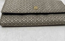 Load image into Gallery viewer, Tommy Hilfiger Womens Beige Gray Monogram Adjustable Strap Crossbody Bag