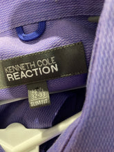 Load image into Gallery viewer, Kenneth Cole Reaction Mens Purple Collared Long Sleeve Dress Shirt Size M