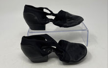 Load image into Gallery viewer, Capezio Womens Pedini Femme PP323 Black Leather Slip-On Jazz Dance Shoes Size 7M