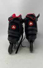 Load image into Gallery viewer, Airwalk Mens Black Red Adjustable Strap Ratchet Buckle Inline Skates Size 6-7