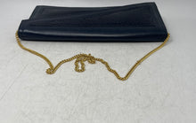 Load image into Gallery viewer, Marcel Womens Blue Golden Inner Pockets Chain Strap Shoulder Purse