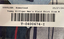 Load image into Gallery viewer, Tommy Hilfiger Mens Multicolor Plaid Long Sleeve Collared Button-Up Shirt Size M