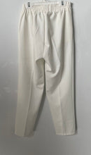 Load image into Gallery viewer, IYZ Womens White Elastic Waist Drawstring Pockets Trouser Pants Size 40